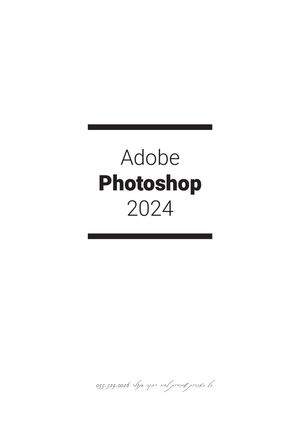 חוברת לימוד פוטושופ מסלול עיצוב גרפי תשפה