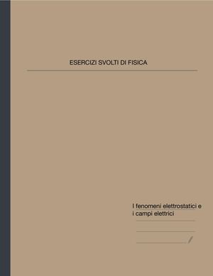 FISICA - ESERCIZI SVOLTI - Fenomeni Elettrostatici