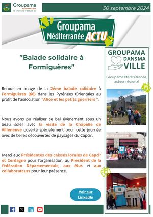 Actu Balade Solidaire à Formiguères 30092024