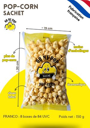 Compléments d'informations sachets pop-corn 150 G