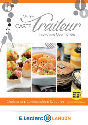 Carte Traiteur - Octobre/Décembre 2024