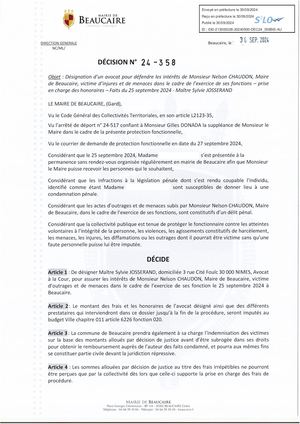 Fichier Parution Des Décisions 24 358 à 24 365 Du 30 09 2024