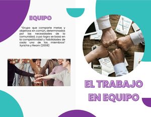 P P Diptico Trabajoen Equipo
