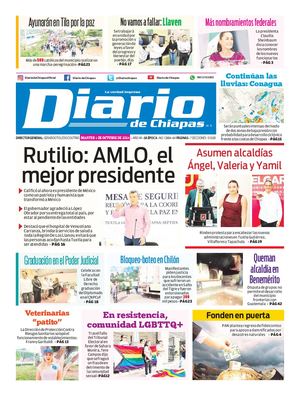 Portada, Martes 1 De Octubre De 2024