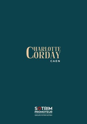 Plaquette Charlotte Corday - Caen