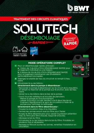 Solutech Desembouage Rapide Mode Operatoire