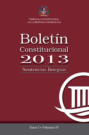 Sentencias integras 2013 Tomo I Vol. IV