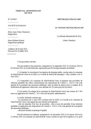 Les Terrasses Jugement Du 23 07 24