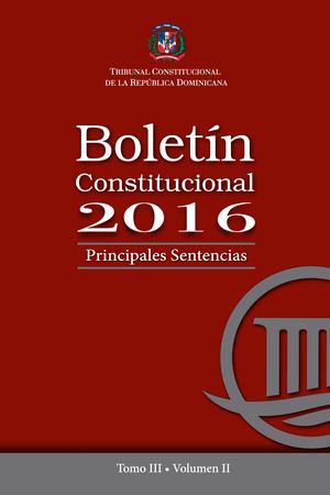 Principales Sentencias 2016 Tomo III Vol. II