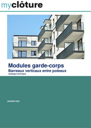 Garde-corps  Barreaux Verticaux Mycloture