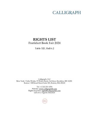 Calligraph Rights List Frankfurt 2024