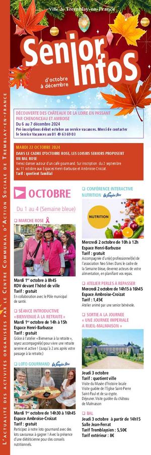 Seniors Infos - Octobre Décembre 2024