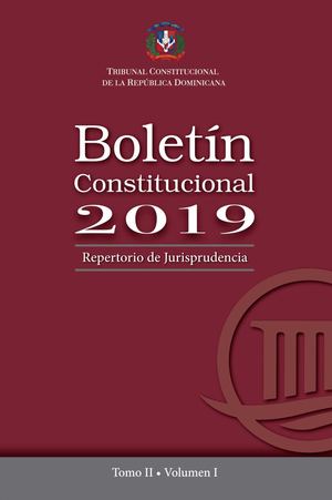 Repertorio de jurisprudencia 2019 Tomo II Vol. I