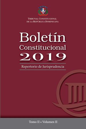 Repertorio de jurisprudencia 2019 Tomo II Vol. II