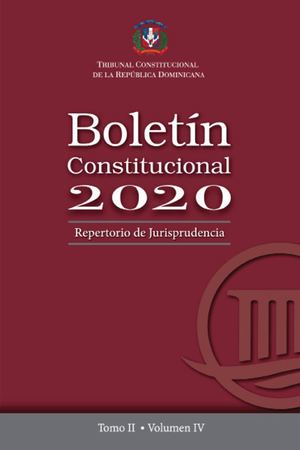 Repertorio de Jurisprudencia 2020 Tomo II Vol. IV