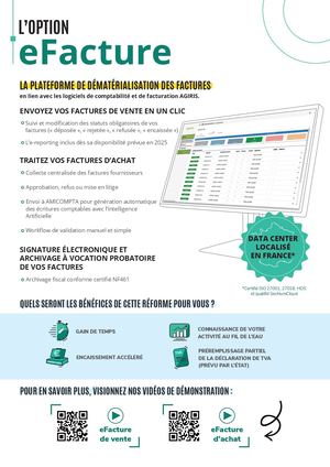 Flyer eFacture AGIRIS ENTREPRISES