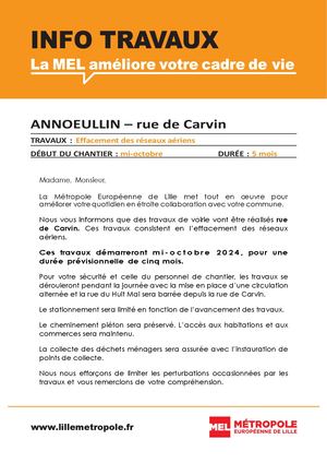20240927 Annoeullin Rue De Carvin Effacement Des Reseaux Flyer