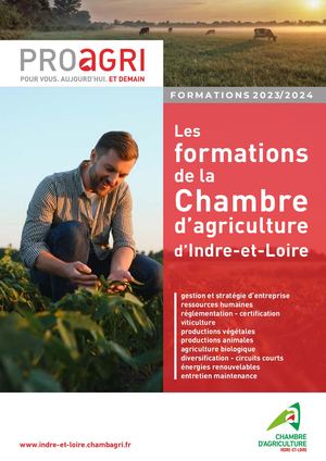 Catalogue Formation 2023 2024 - Chambre d'agriculture d'Indre et Loire