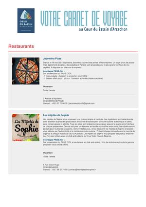 PASS d'ici - Partenaires au 2 oct