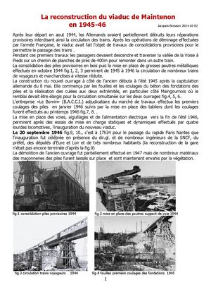 Calaméo - 1945 46 La Reconstruction Du Viaduc De Maintenon