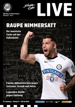 SturmEcho LIVE 2024/25, Nr. 5: Sturm – FC Salzburg