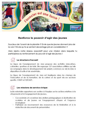 Missions Volontaire SC Ligue