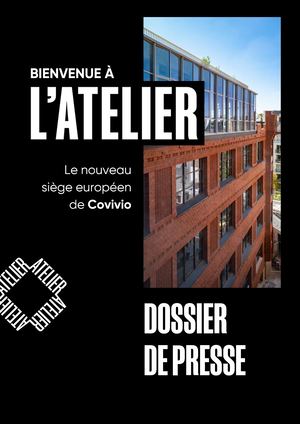 L'Atelier - Dossier de presse