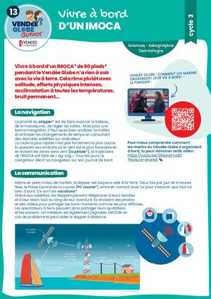 LE SKIPPER_C3 F13 Vivre A Bord D'un Imoca V3
