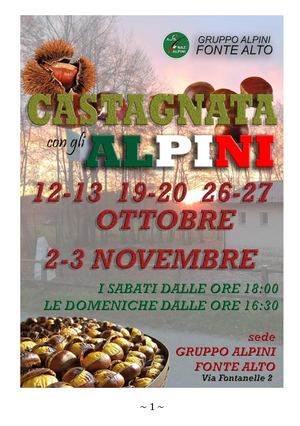 Castagnata Alpini 2024