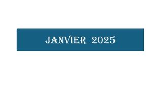 Janvier 2025
