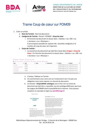 Poster un Coup De Cœur Sur Pom09