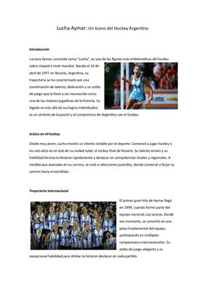 Lucha Aymar Biografia