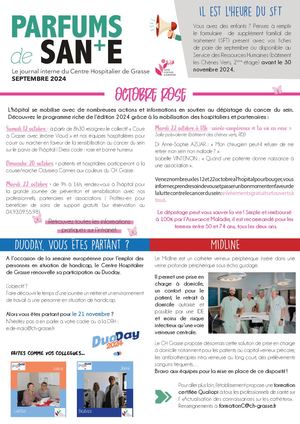 Parfums de Sante Septembre 2024