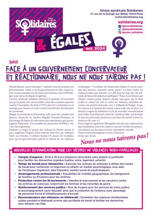 Bulletin Femmes