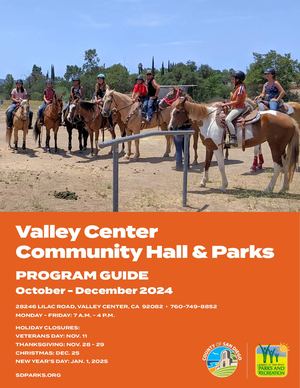 Valley Center Community Program Guide: Oct-Dec 2024