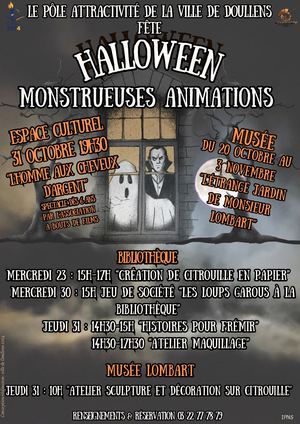 Programme Halloween - Doullens - Pôle Attractivité