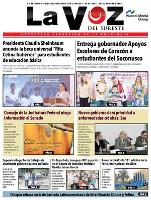 La Voz del Sureste 05 10 2024
