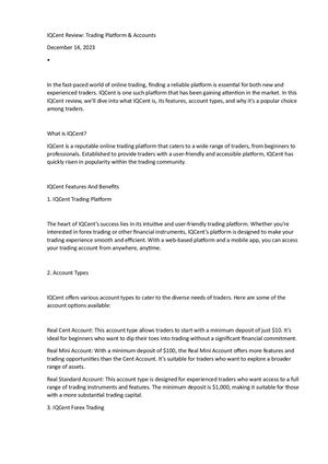 Iqcent App Pros And Features