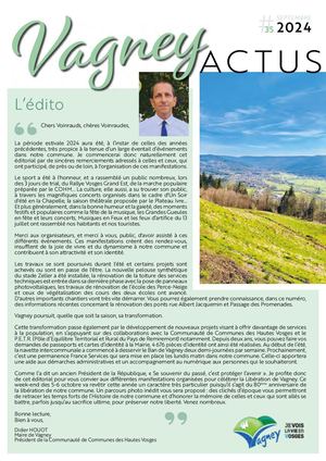 Vagney Actus Septembre 2024