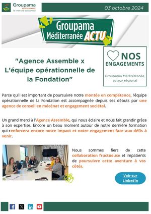 Actu Agence Assemble X L’équipe Opérationnelle De La Fondation 03102024