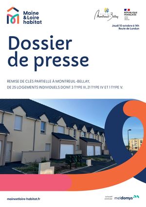 Dossier de Presse Montreuil-Bellay