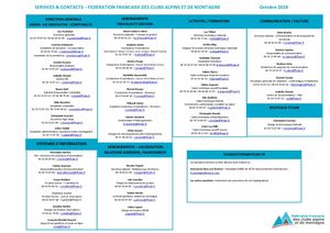 Services & Contacts Ffcam Maj Octobre2024