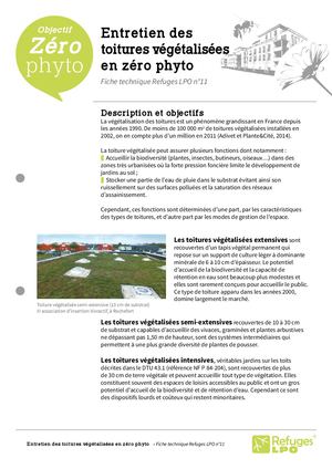 Fiche 11 Entretien Dune Toiture Vegetalisee En Zero Phyto