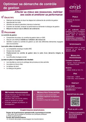 Optimiser Sa Démarche De Contrôle De Gestion