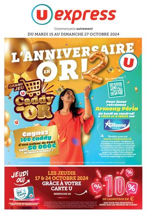 CATALOGUE DU MARDI 15 AU DIMANCHE 27 OCTOBRE - U express