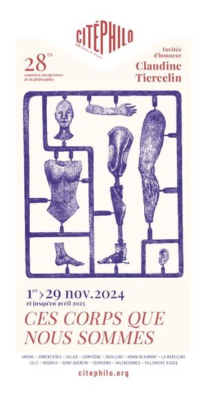 28e édition programmation Citéphilo 2024