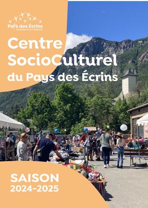 Plaquette du Centre SocioCulturel du Pays des Écrins 2023 -2024
