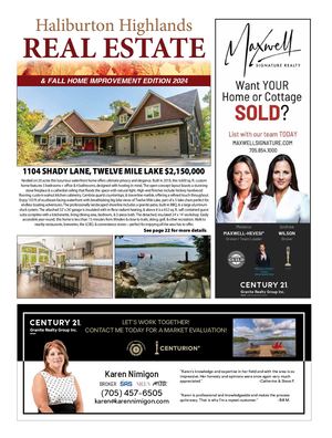 Haliburton Real Estate Home Imp Oct 2024