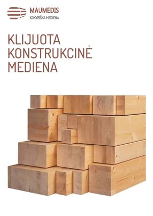 Klijuota Konstrukcinė Mediena