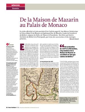 De La Maison De Mazarin Au Palais De Monaco